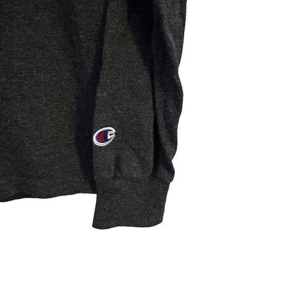 Ole Miss Champion T-Shirt Mens S Small Gray Long Sleeve Tee 50/50 Cotton Poly - Picture 3 of 5